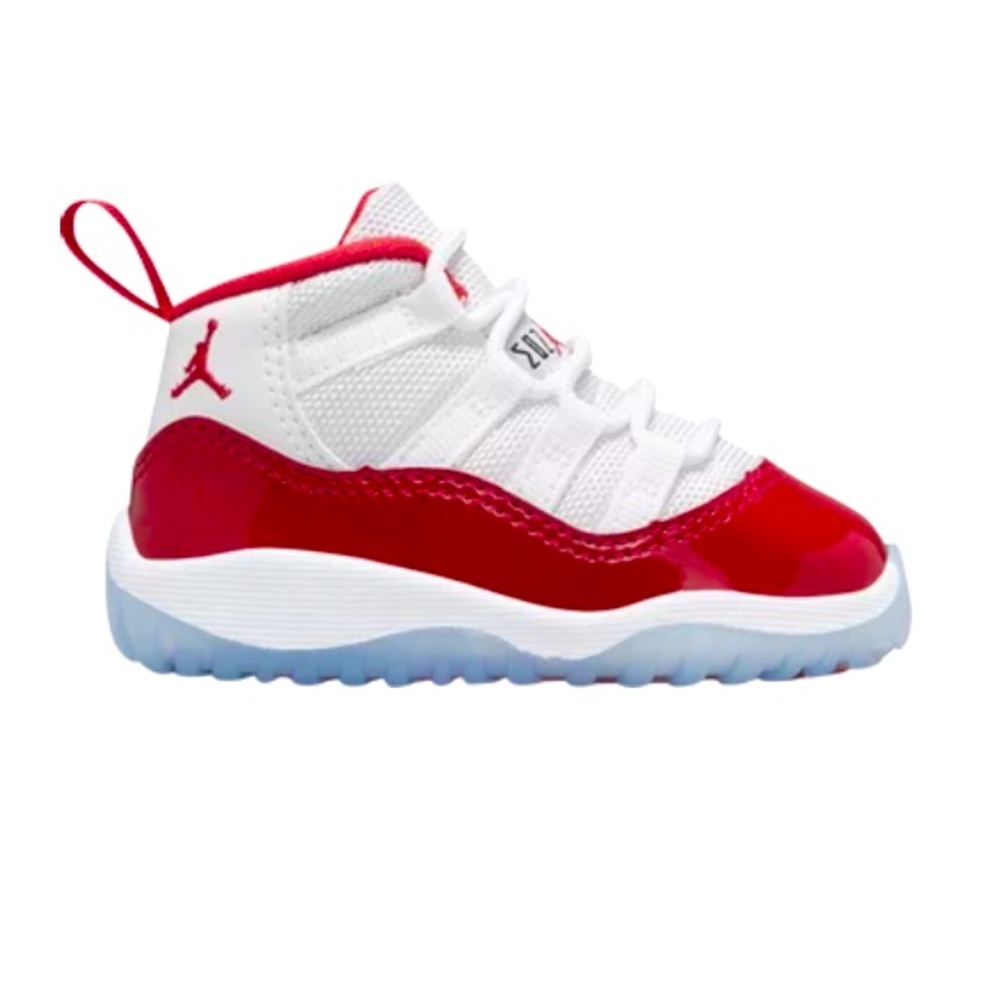Infants 2022 Air Jordan 11 Retro TD ‘cherry’ Worn Once!!!